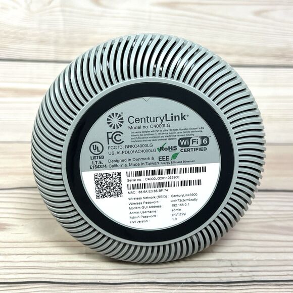 CenturyLink Brightspeed C4000LG Single Line xDSL WiFi 6 AX Modem Router - RESET - Picture 4 of 9